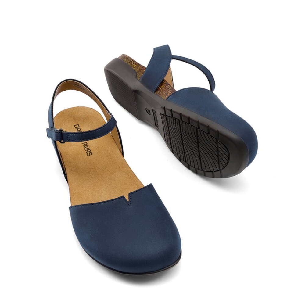 DREAM PAIRS Navy Closed Toe Arch Support Sandals/NIB/8.5 - Picture 7 of 16